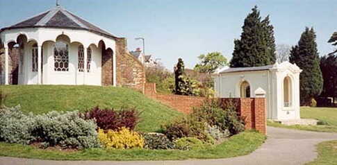 Summer house and gardens